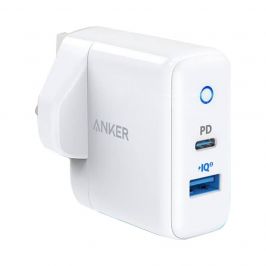 [Power Delivery + PowerIQ 2.0] Anker 33W PowerPort PD+2 USB-C Wall Charger With LED Indicator (SG Plug)