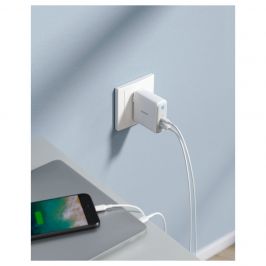 [Power Delivery + PowerIQ 2.0] Anker 33W PowerPort PD+2 USB-C Wall Charger With LED Indicator (SG Plug)