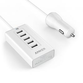 Anker PowerDrive 5 Five Port USB Car Charger