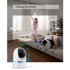 Anker eufy Indoor Cam 2K Pan and Tilt Home Security Indoor Camera
